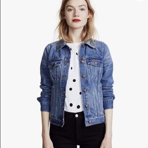 Madewell Classic Denim Jacket Blue Large Women’s
